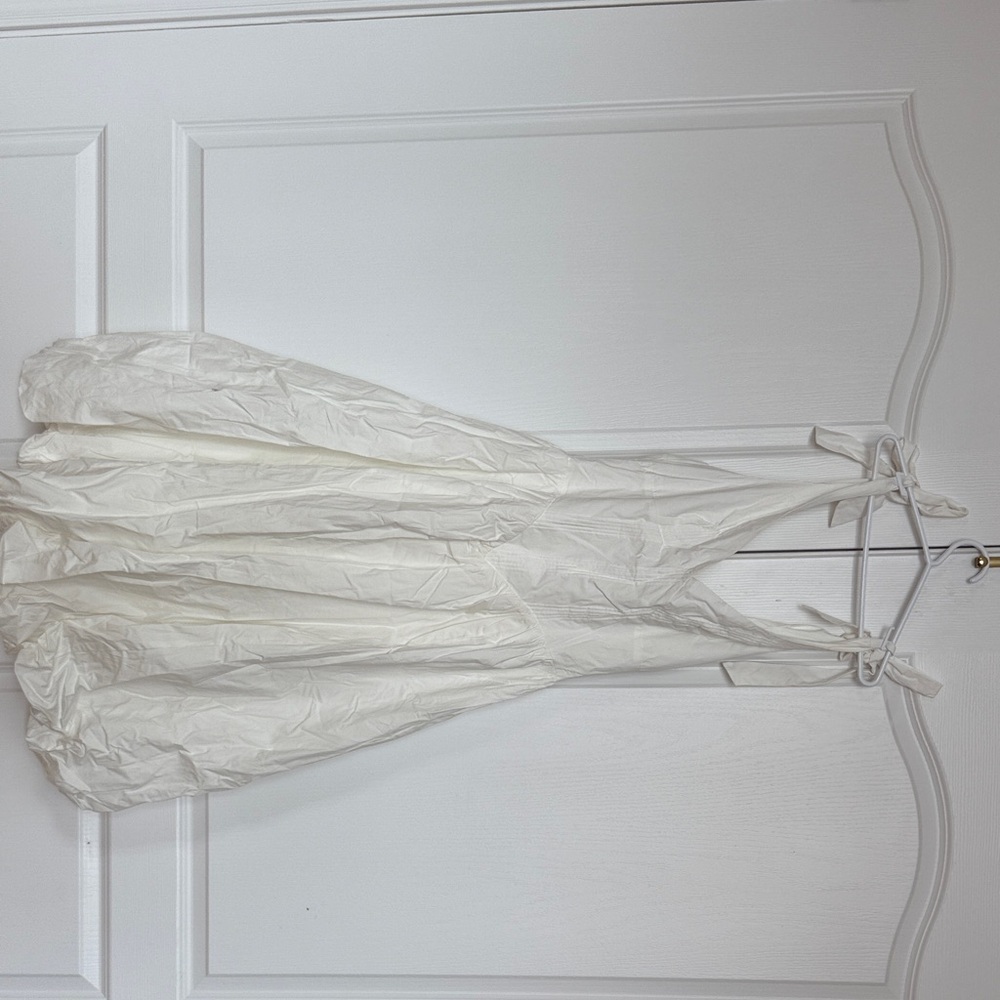 Elegant White Corset Dress